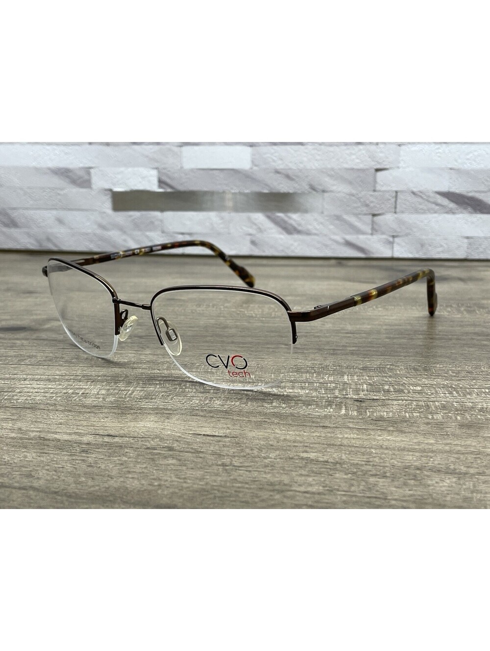CVO TECH EYEWEAR 5610 BROWN TORTOISE 53-19/140 FLEX HINGE/BRIDGE EYEGLASSES